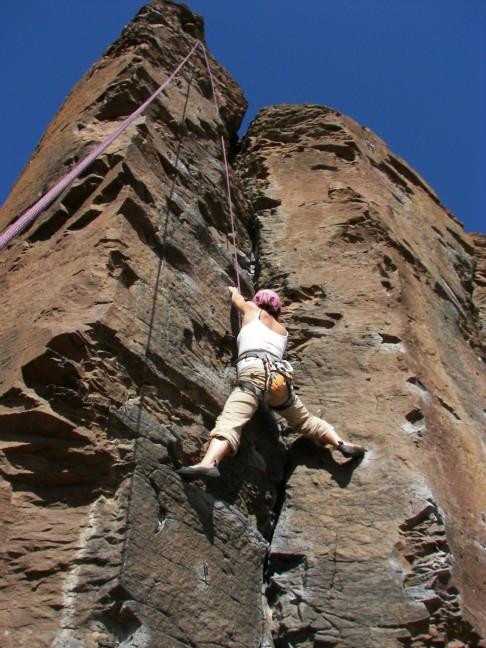 Climbing at the Feathers