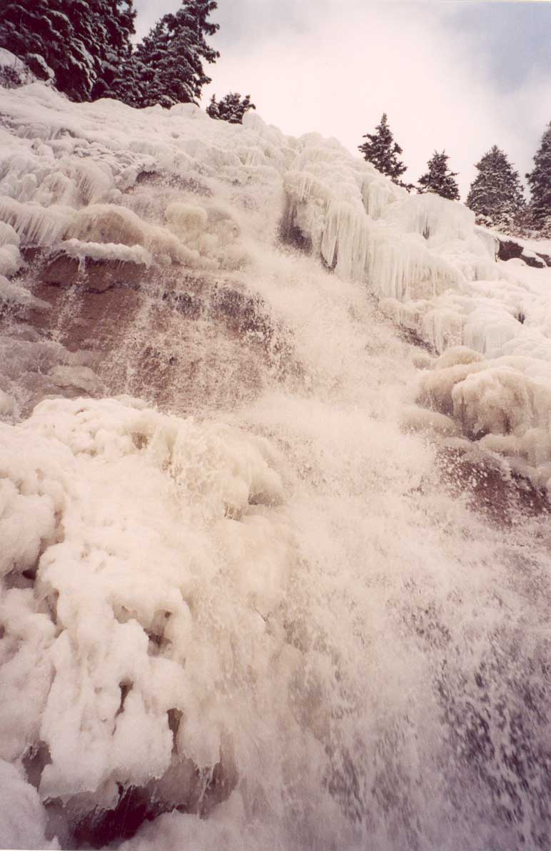 Climbing ON a Waterfall