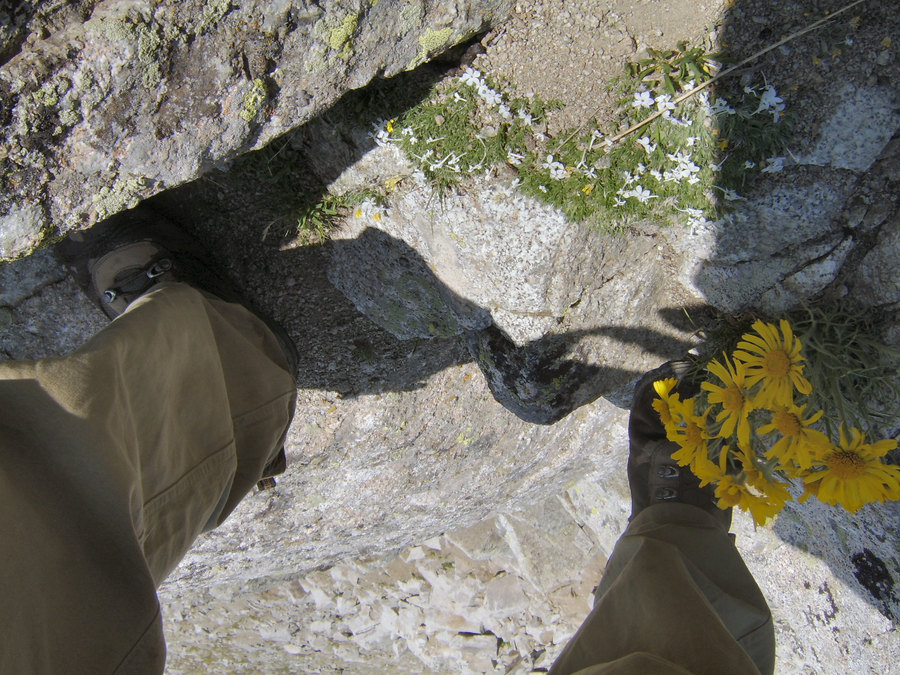 Climbing up the Pfiefferhorn