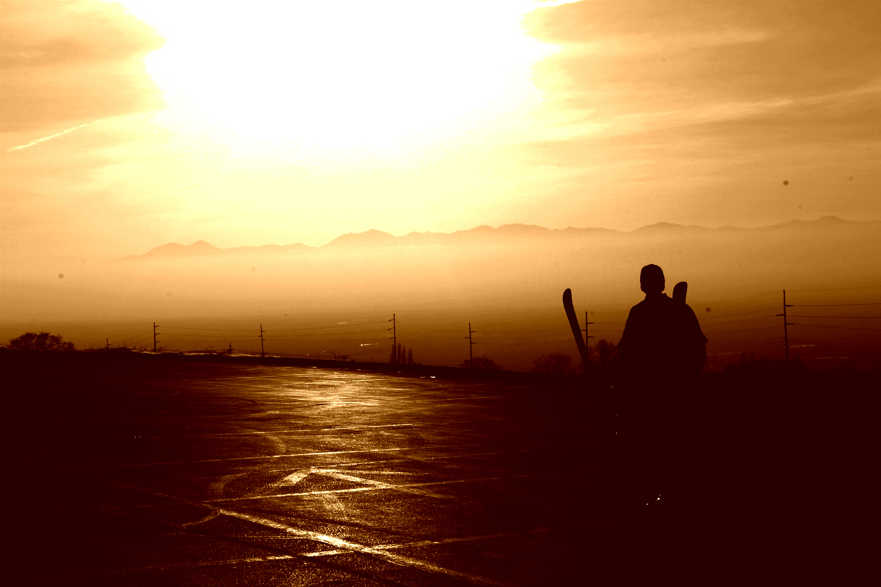 Closing shot of a Urban Day