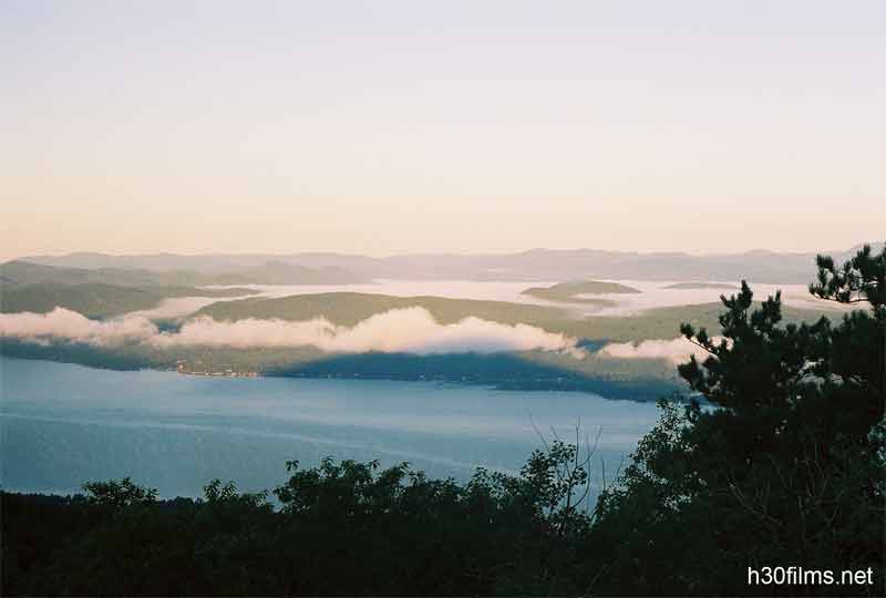Clouds over the mountains, sick timelapse