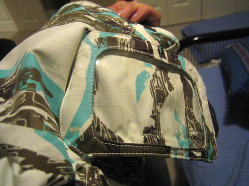 Cohesion Jacket - Detail, white tiger camo