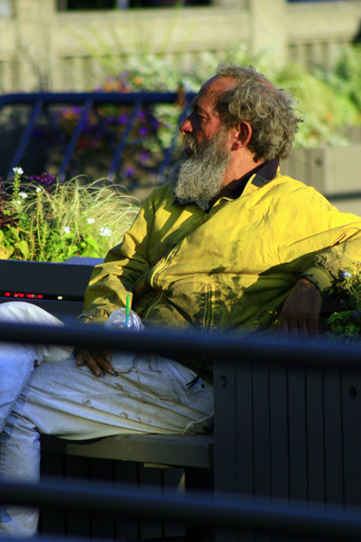 Cold drink for the homeless