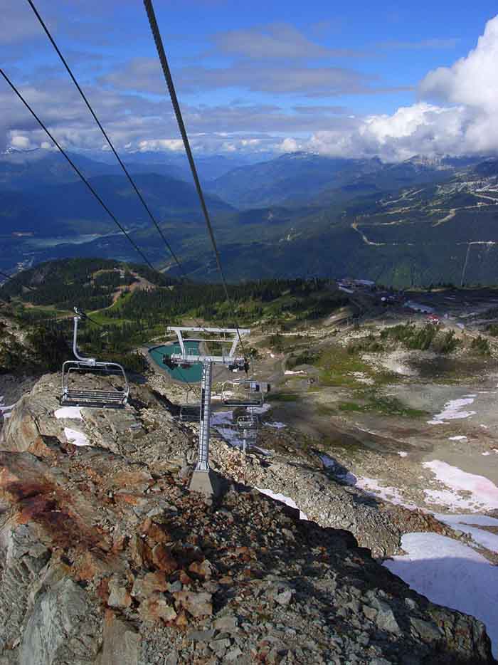 Coming Down Peak Chair Whistler