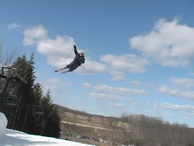 comming in for landing on the 75 footer