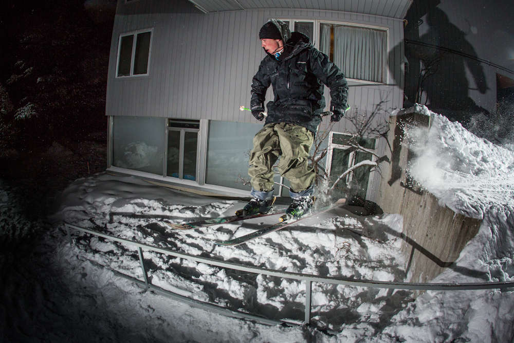 Concrete Ledge to Rail Drop