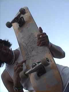 conns drop breaks boards hes got a huge crack in the middle of it