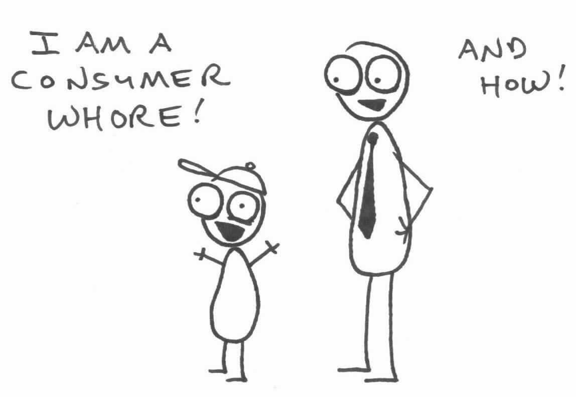 consumer whore