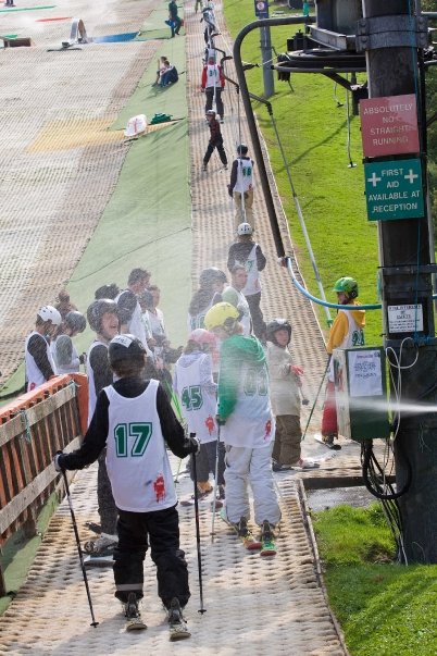 Cooling down at the farmer's jam