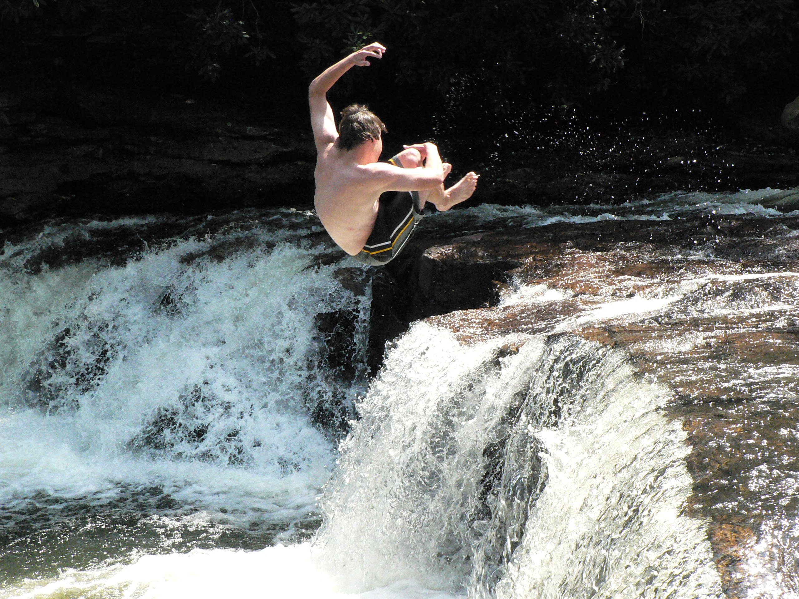 Cork 5 off a waterfall