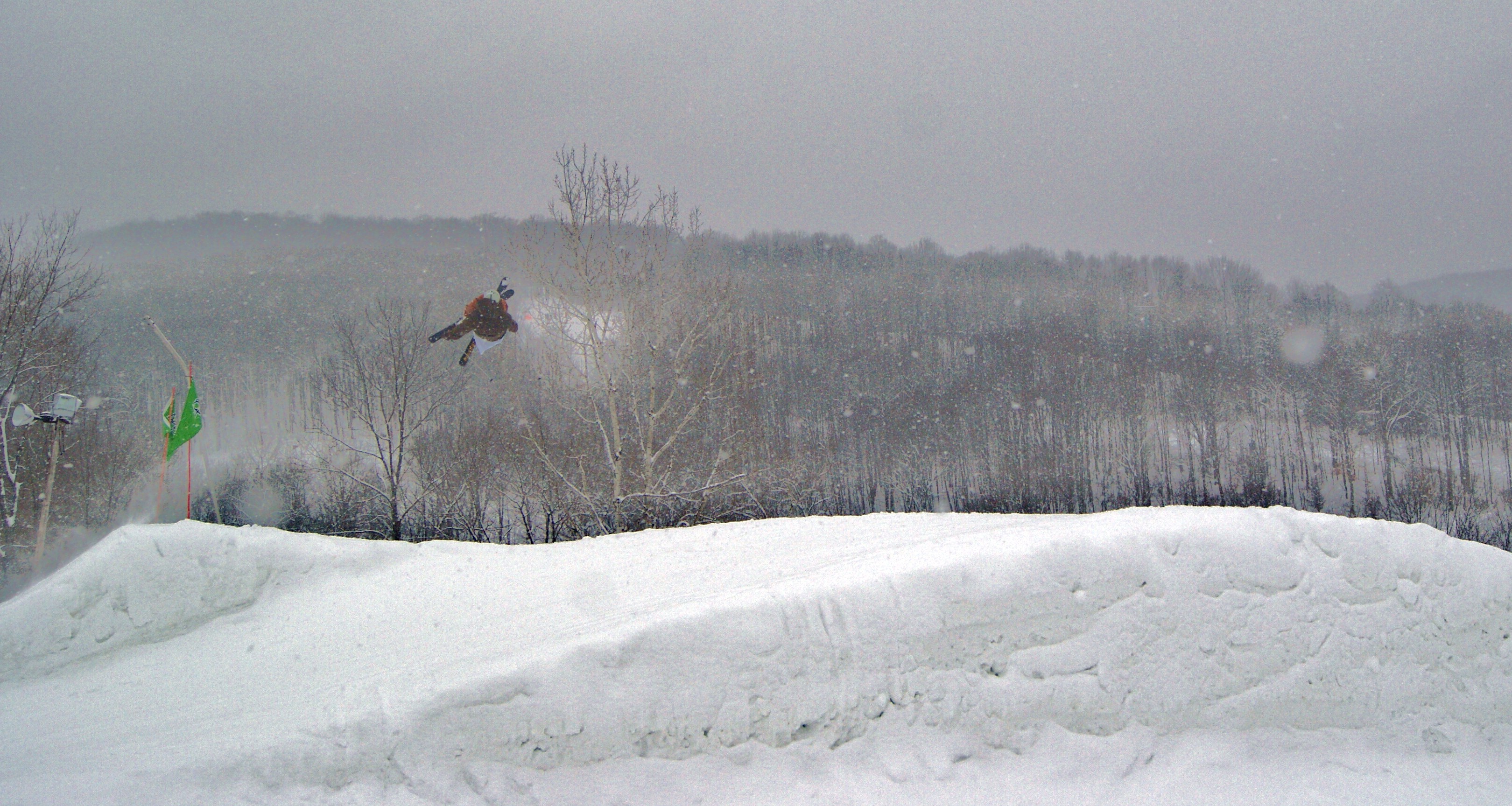 Cork 9 on a snowy day