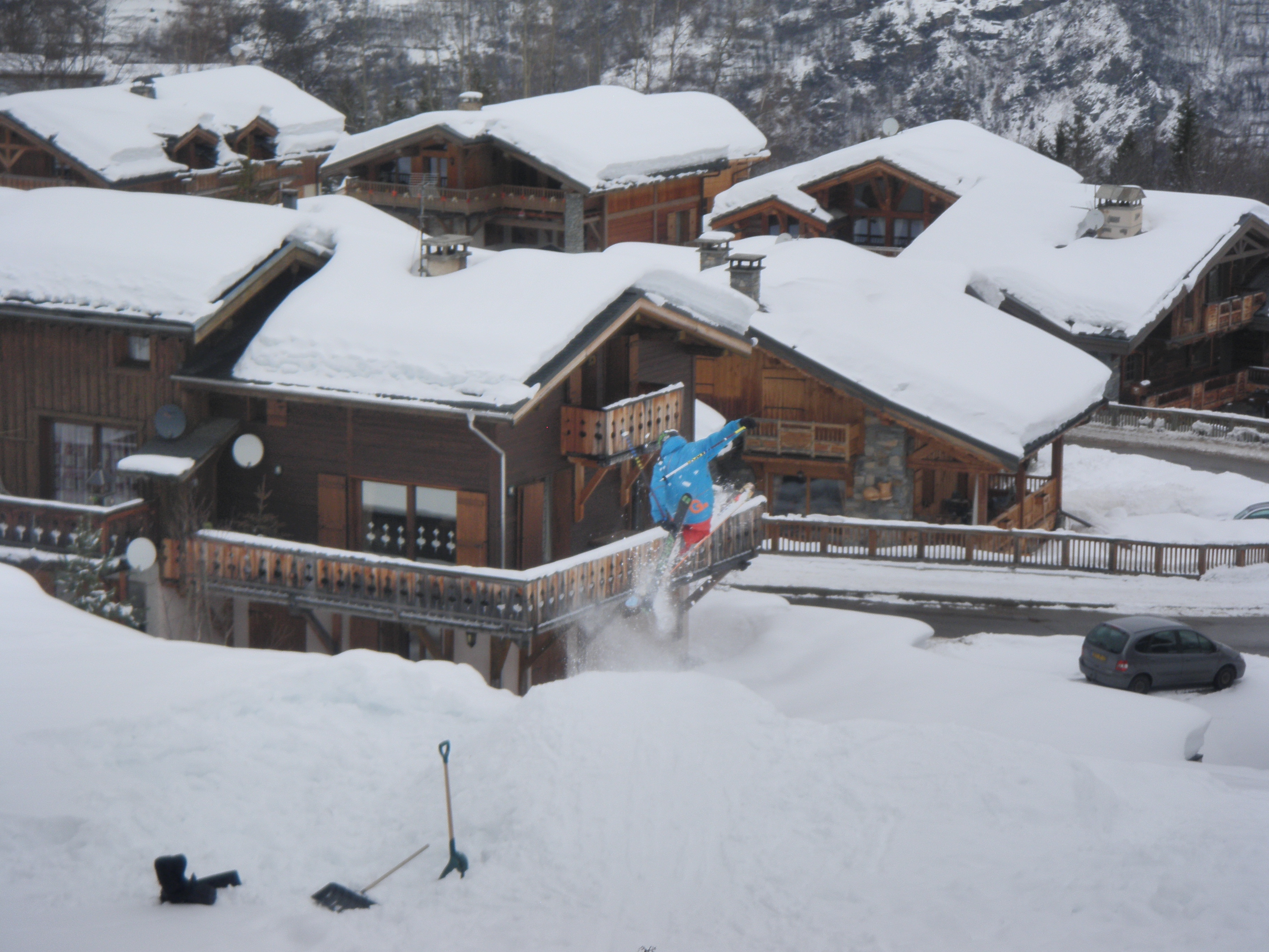 Courchevel Chalet Jump