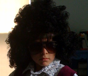 Cousin dressed like hendrix