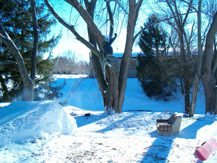 crappy angle of road gap...sick jump though