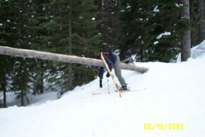 Crash on rail before the season