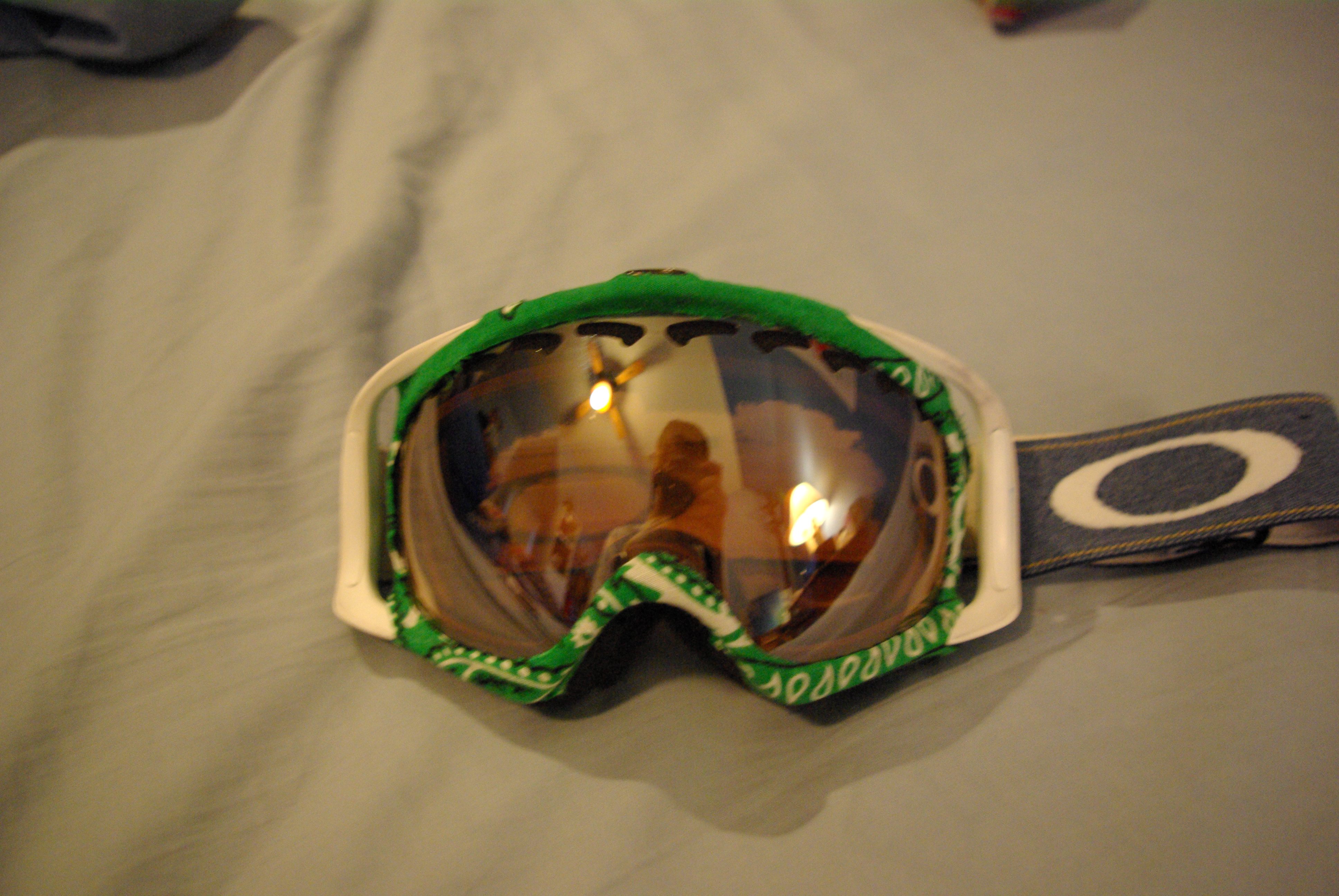 Crazy nice crowbars wraped in green bandana.