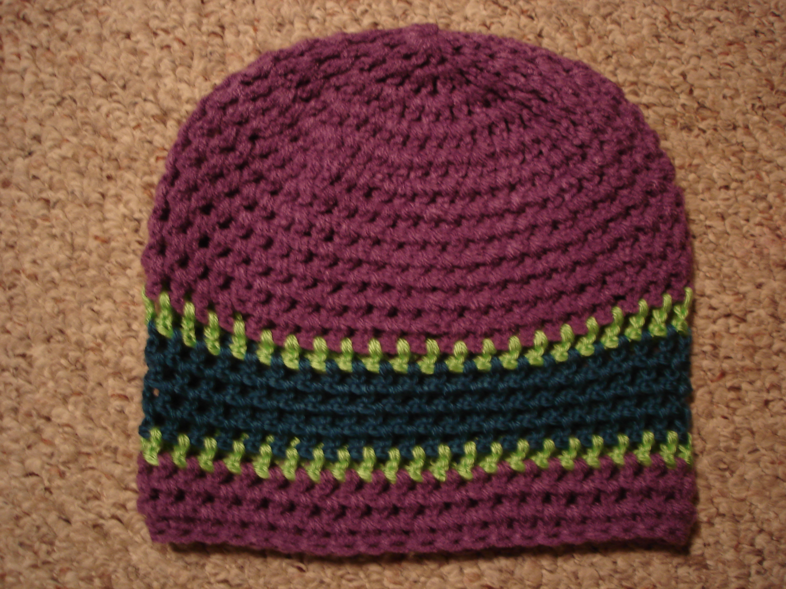 Crocheted hat