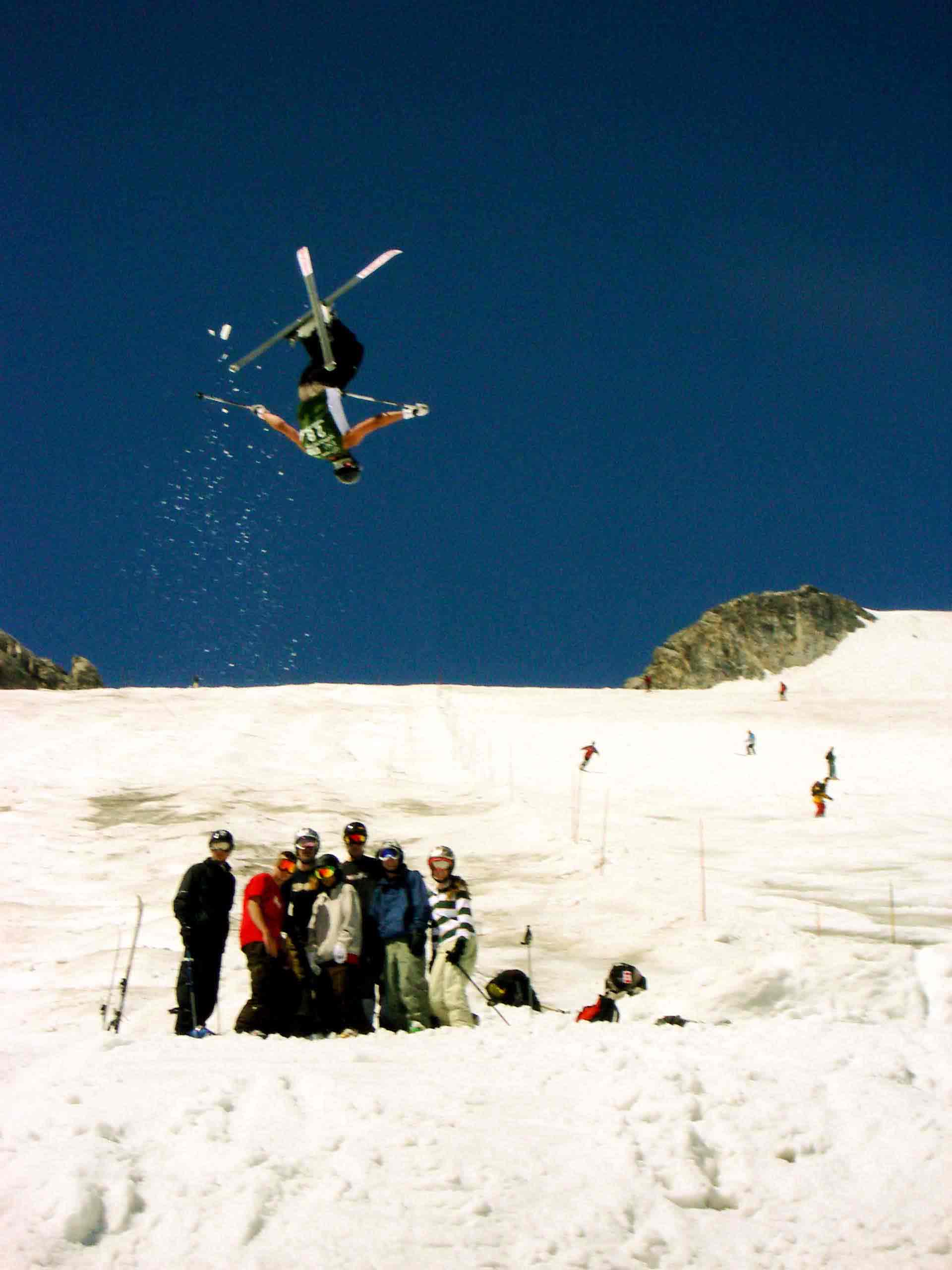 Crooked back over team