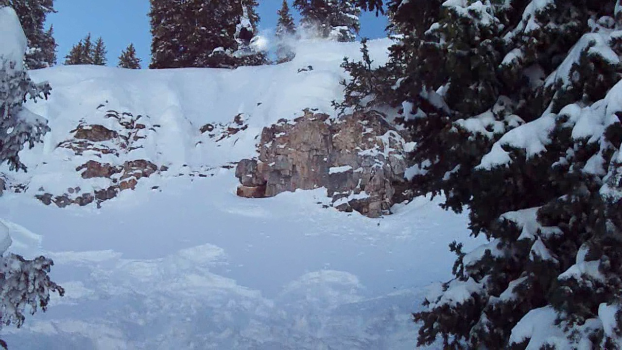 Cross tail off cliff