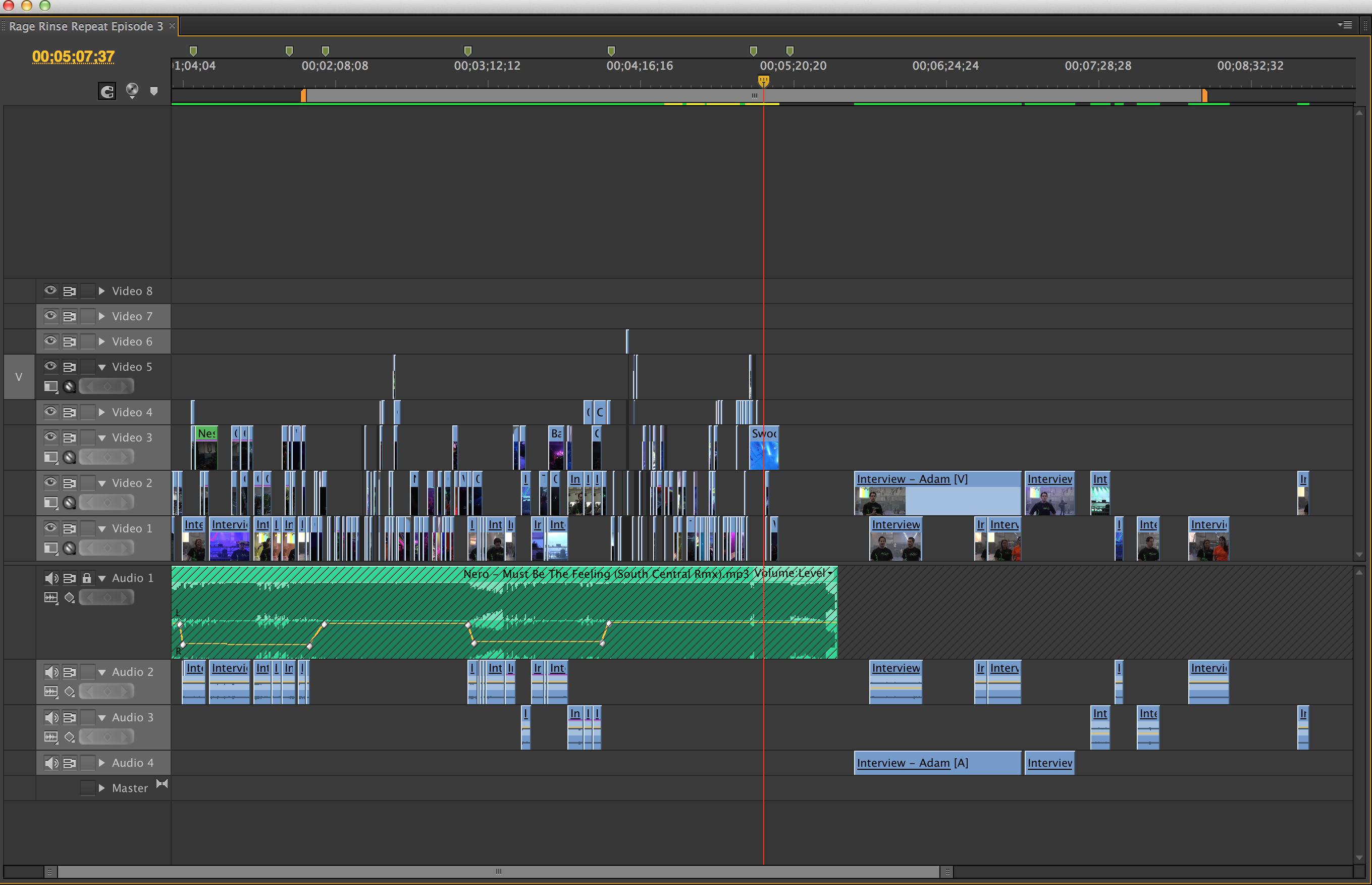 Current sequence (for thread)