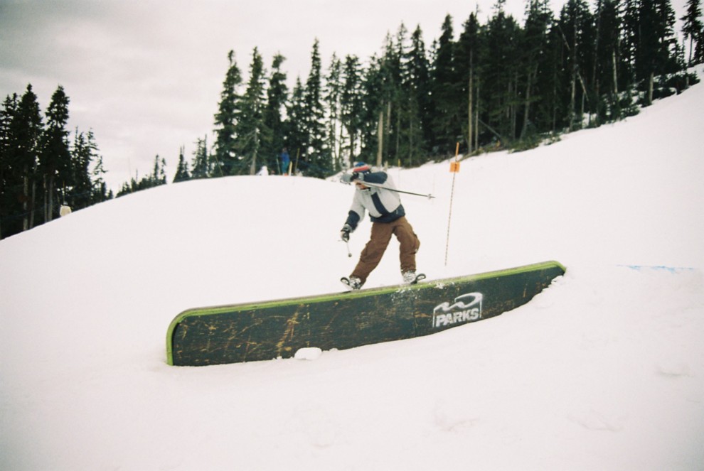 Curved Rail in Whistler
