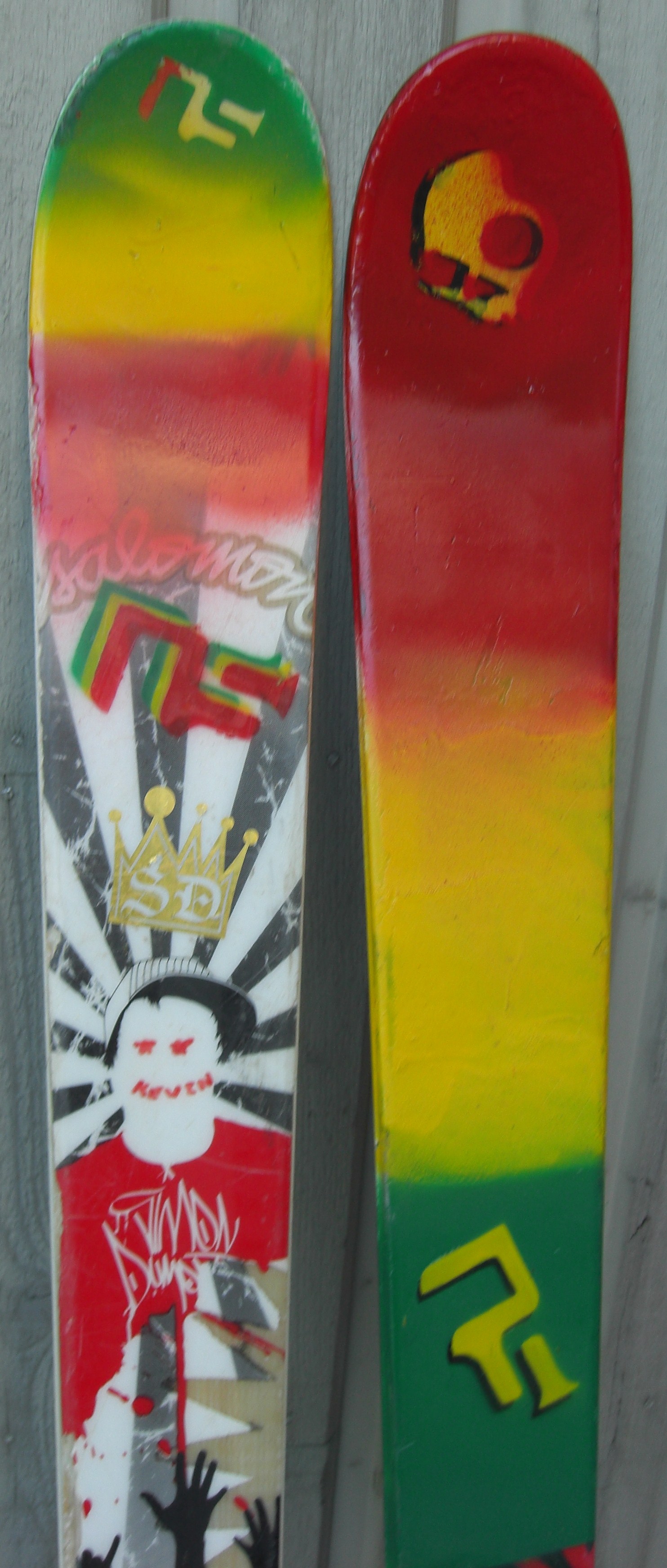 Custom 09 Dumonts   Bern Helmet - 2 of 5