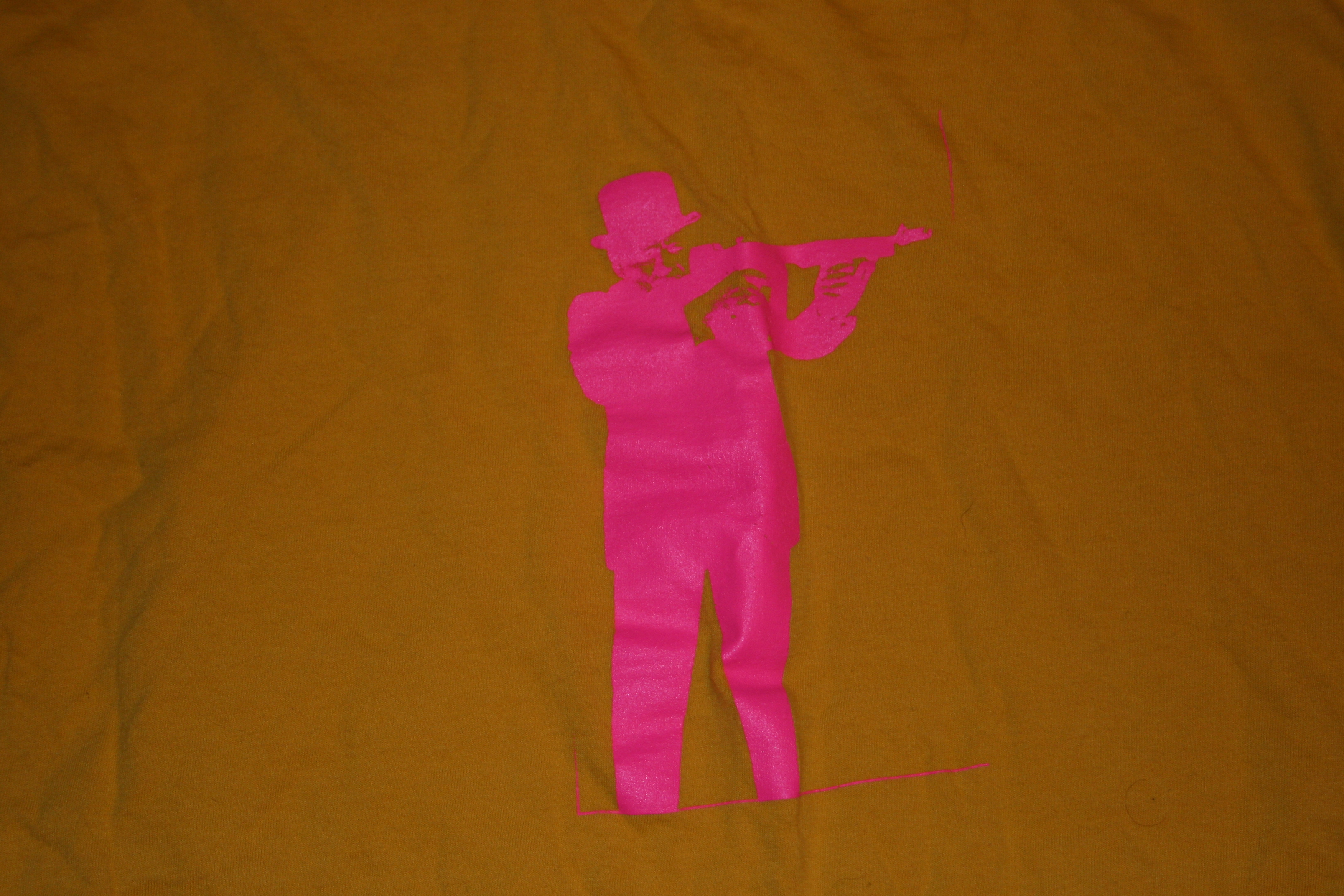 Custom shirt closeup