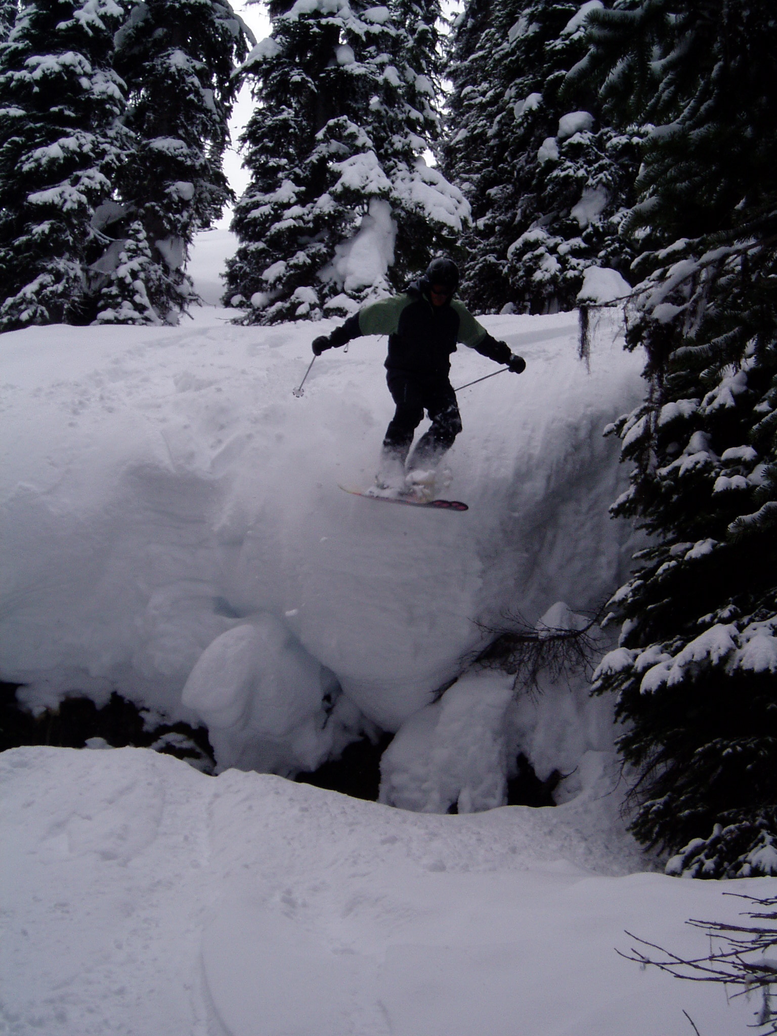 Dad, airing to flat like a champ