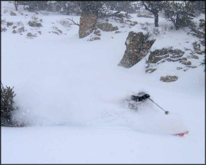 Dad In Gnar Utah Pow