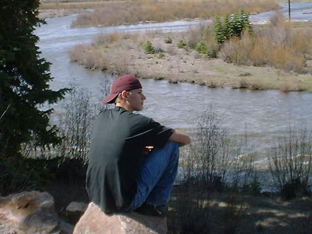 Dalton with the Rio Grande River