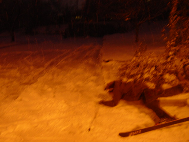 Dan smacking his face on a curb after nutting himself on a rail