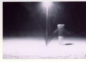 dancing in the snow.