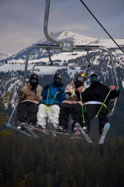 Dane and crew at mammoth