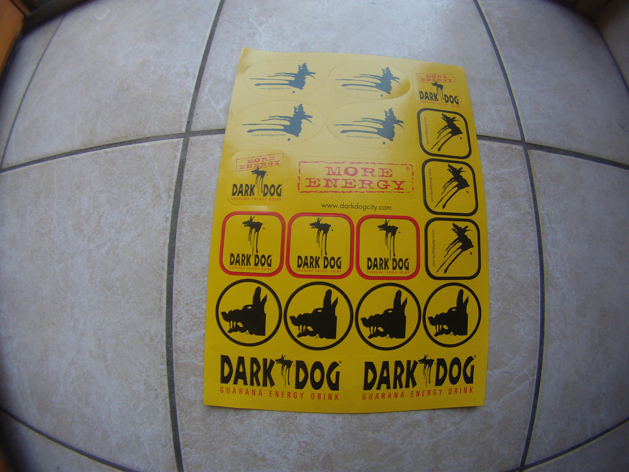 dark dog stickers