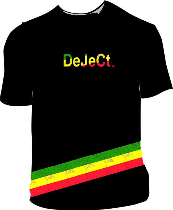 DeJeCt. Rasta T-Shirt Design