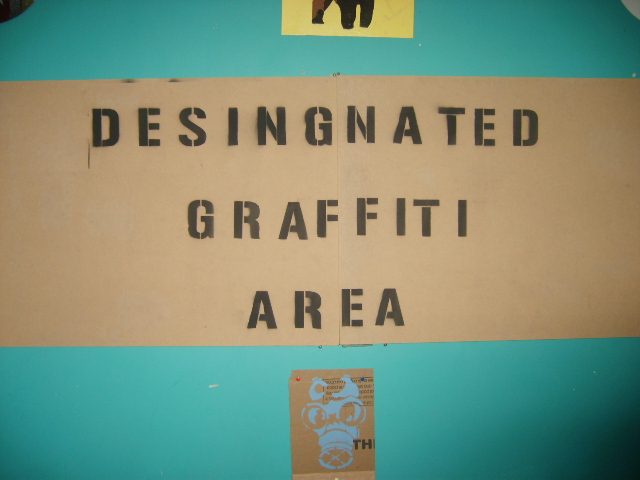 Designated Graffiti Area