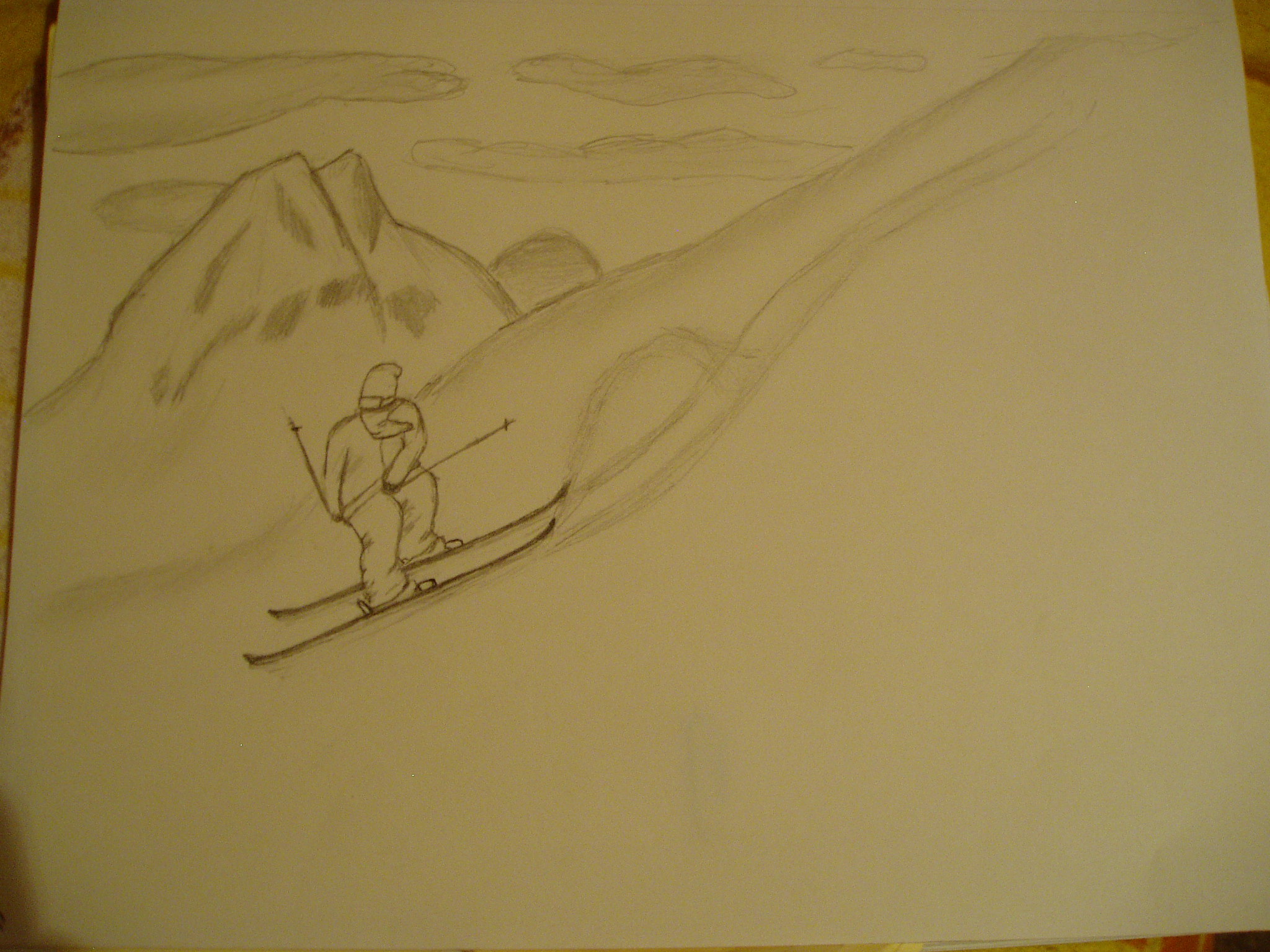 Did this today... one with the mountains shredding