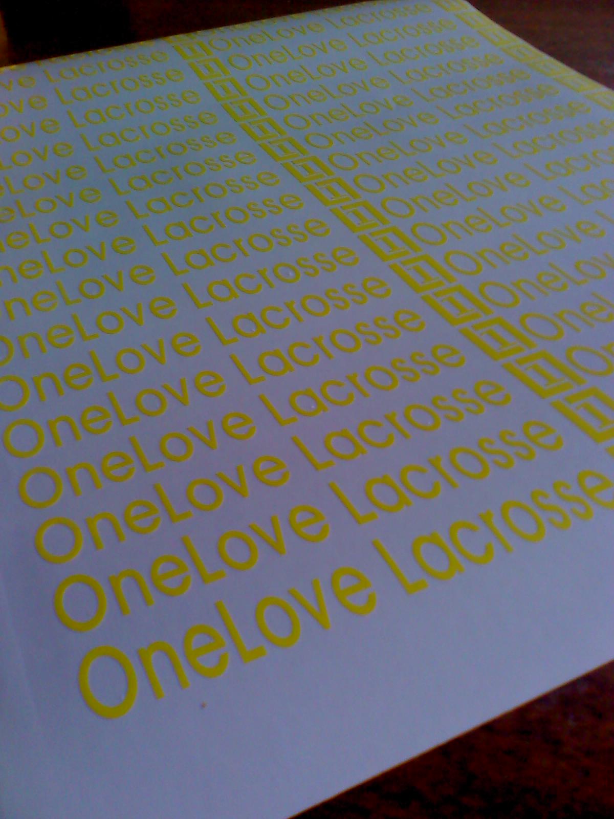 Die cuts freshly cut