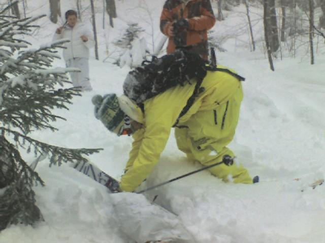 Diggin friend out at Sugarbush