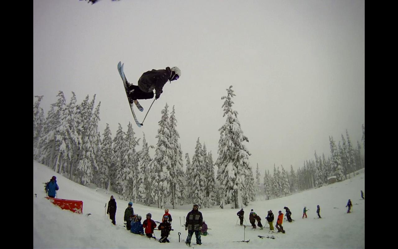 Dinkin around on a pow day