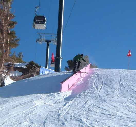 dirty gettin his rail on