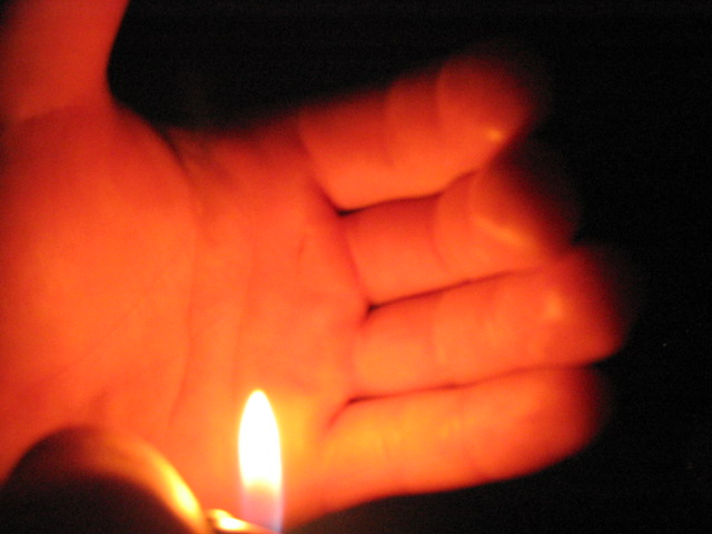 Do you hold the fire inside?