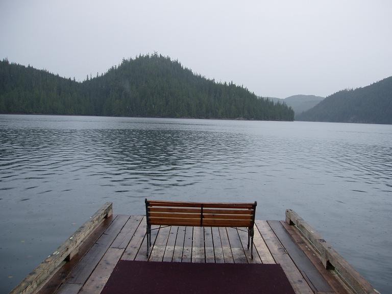 Dock view Green Way sound B.C.