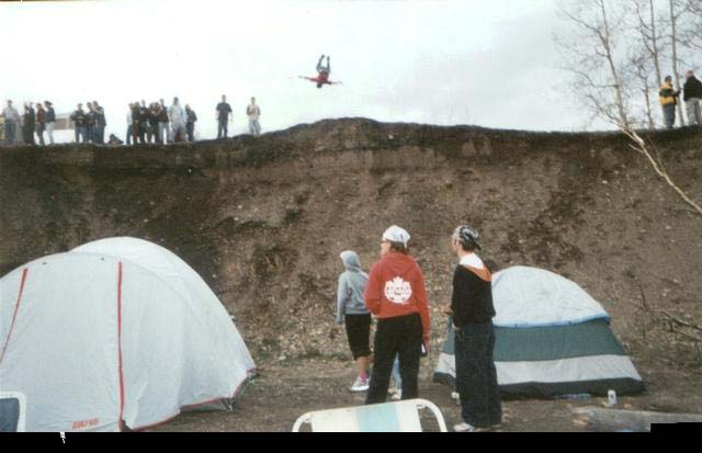 Doin a gainer at grad camp, this was a year and a half ago, old picture