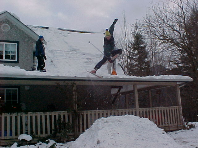 doing a little session off a roof in chilliwack, bc