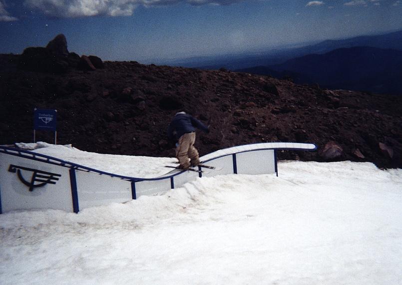 Doing the roller coaster s-box at timberline