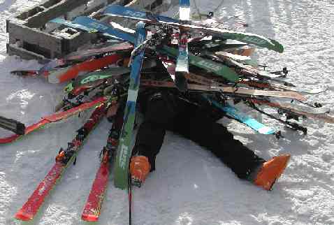 Dont crash in the lift line.