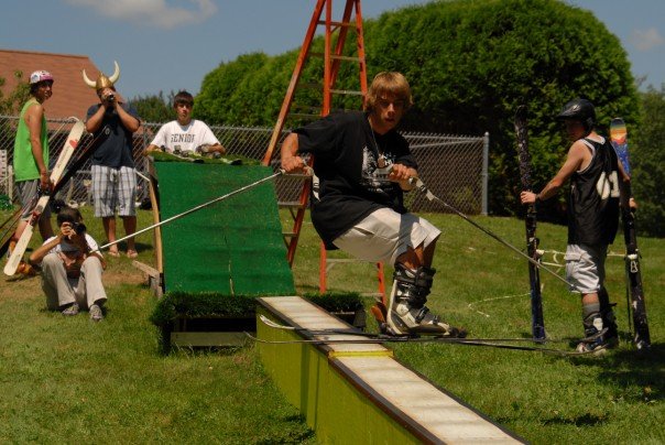 Dopest Carpet Skiing Ever