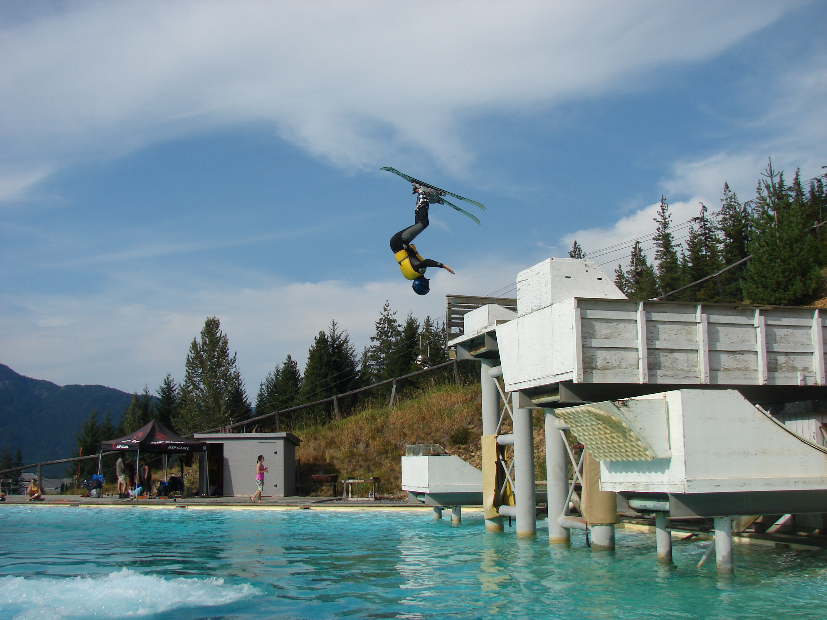 Double Backflip Water Ramps