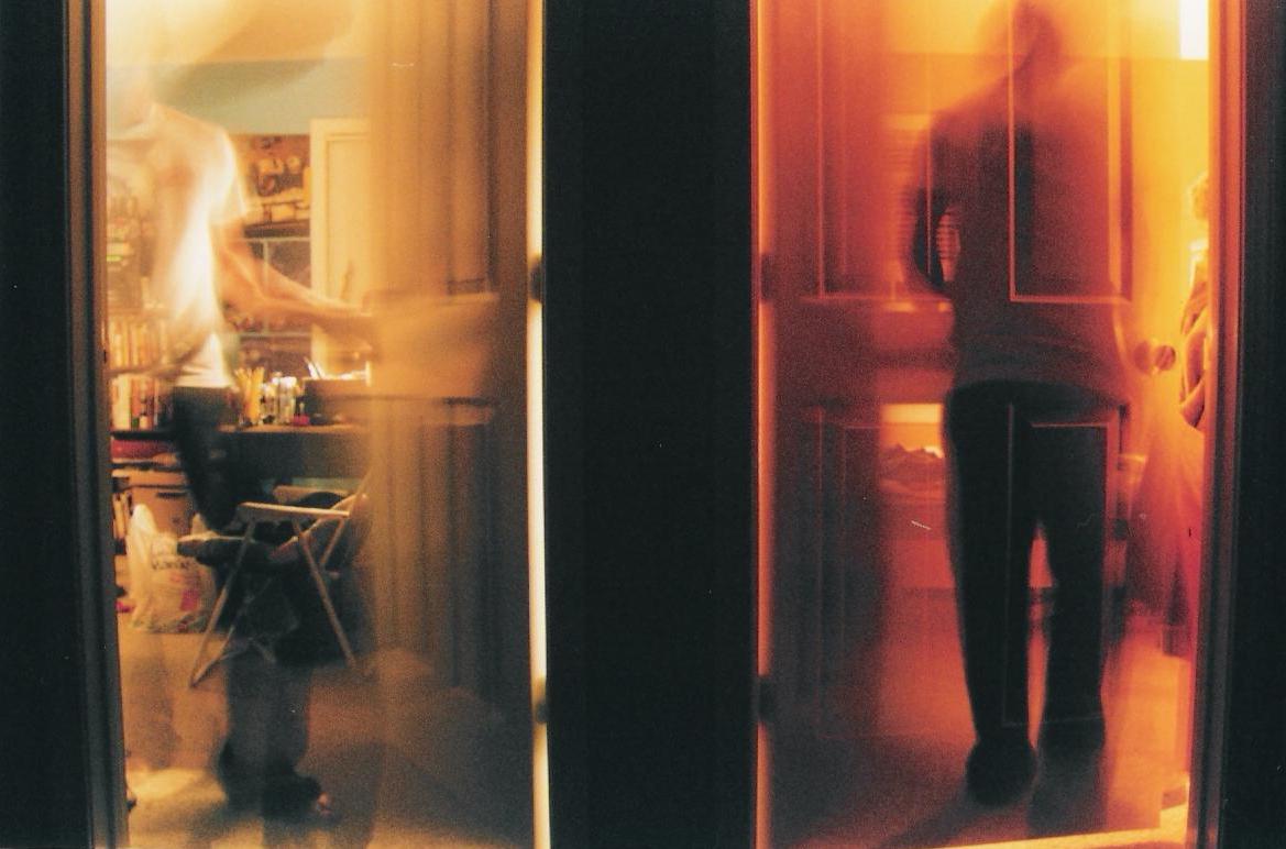 double door, long exposure.